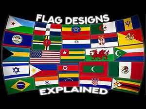 The Design of These Countries' Flags | Flags Design Compilation | Flag Animation