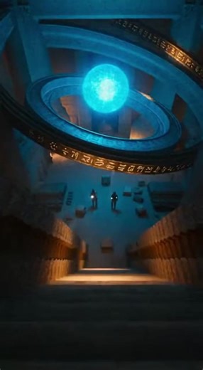 This Isn't a Tomb… It’s a Machine! . . . Description Deep beneath the sands of Great Pyramid of Giza, explorers uncover something impossible. Not a sarcophagus. Not a burial chamber. But a mechanism. Massive concentric rings of black stone and unknown metal rotate silently around a suspended core of shimmering blue light. Hieroglyphs shift like digital code. The chamber vibrates with controlled precision — engineered, not carved. This is The Chronos Device. A machine older than the Pharaohs. Old