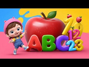 ABC Song & 123 Numbers Song for Kids | Learn Alphabet & Counting Fun