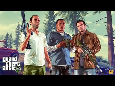 GTA V - Grand Theft Auto V Intro and opening cut scene