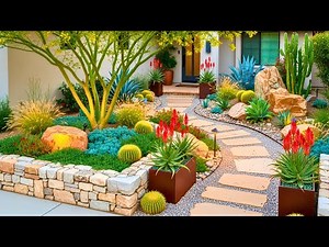Epic Desert Front Yard Landscaping Ideas: Low-Maintenance Xeriscape Designs for Stunning Curb Appeal