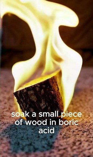 How to Make Green Fire Safely 💚🔥 | Fire Science DIY