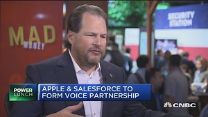 Salesforce CEO Benioff explains Apple partnership