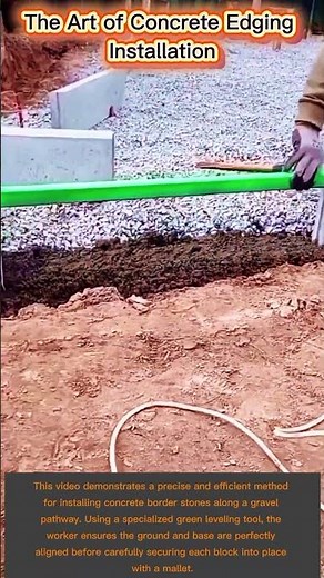 Mastering the Art of Concrete Edging Installation