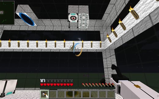 【Minecraft 1.7.10】传送门MOD自制关卡过关演示