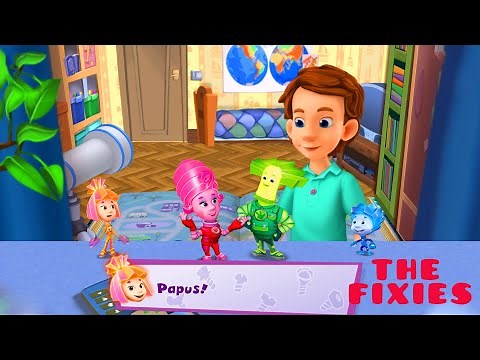 Fixies: Reading apps for kids Episode 10 Game / Books The Cell Phone / Tom Tomas has a broken phone