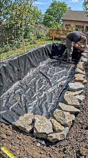 l Built a Secret Mini Pool (From Scratch!) 🤫🌊 #construction #backyard #diy