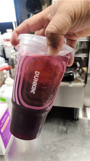 Dunkin Donuts Blackberry Energy Drink Zero Sugar ‪@Dunkin-Donuts‬ ‪@alidunkinart‬ #energy