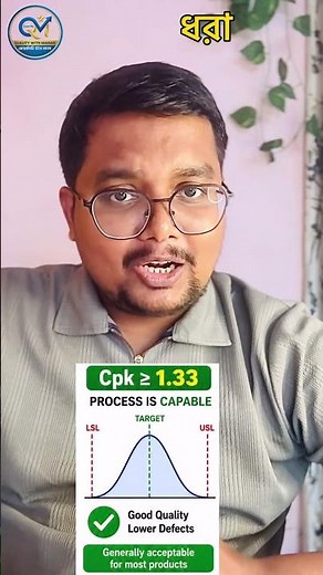 Ideal Cpk Value Explained | Is 1.33 Enough? | Quality Engineering #Shorts