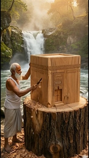 Wooden Kaaba 😱 | 8K Masterpiece۔