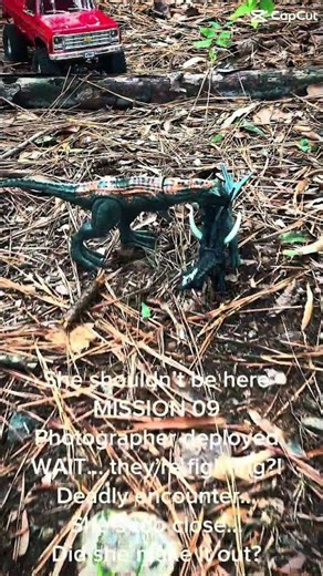Mission 09-She Captured a Deadly Dinosaur Fight😳🦖|RC Safari #shorts #TRX4M#YouTubeShorts#MiniMovie