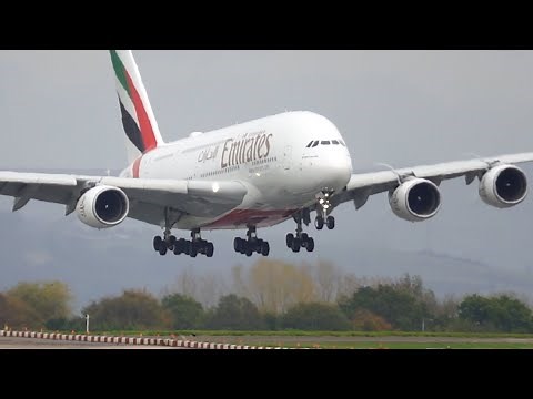 🔴 Manchester Airport Live | A380 Landing at 1Hr52m
