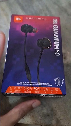 Unboxing: Fone de ouvido gamer JBL QUANTUM 50