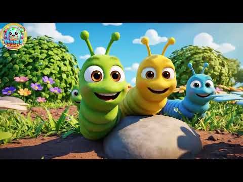 The Little Worm Goes Wiggle Wiggle Wiggle | Nursery Rhymes for Kids | Baby Songs & Toddler