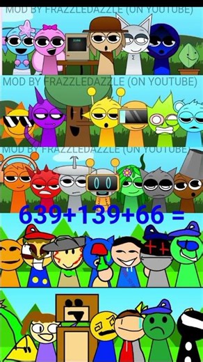 SCRUNKLY REVAMPED VS SPRUNKED TIME #sprunki #incredibox #roblox #gaming