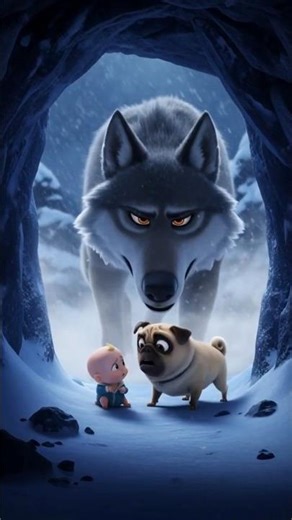 The Pixar-Style Journey of a Brave Pug #cinematic #shorts #fypシ