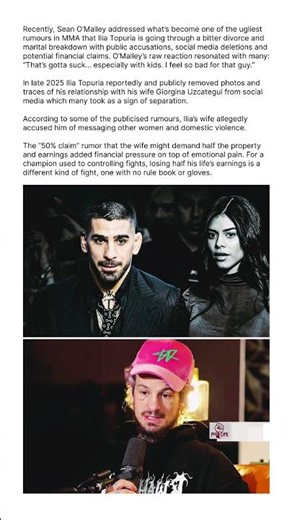 Sean O’Malley feels so bad for Ilia Topuria