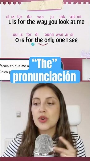 Artículo “The” Pronunciación 🫸🏼🫷🏼 #pronunciacion #the #love #ingles