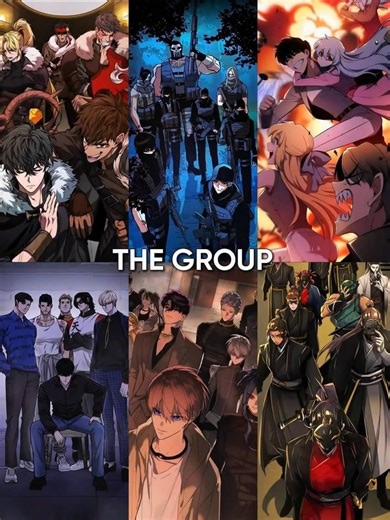 Strongest Member In Every Manhwa Group #manhwa