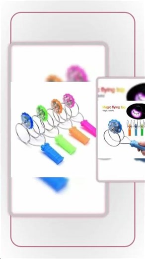 Plastic Magnetic Gyro Weel With Flashing Toy (Multicolor )