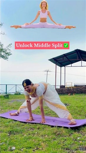 Learn Middle Split step by step ✅.#viral #fitness #messi #yoga #shorts #youtbeshorts #fifaworldcup