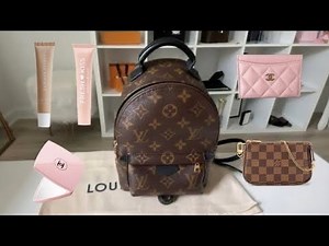 What’s in my Bag 2025 Louis Vuitton Palm Springs Mini Backpack