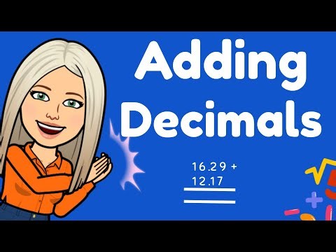 Mini Maths Tutorial: Adding Decimals (Year 6)