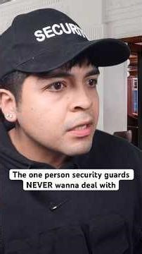 The one person security guards NEVER wanna deal with #comedy #skit #fyp #shorts #short #canelo