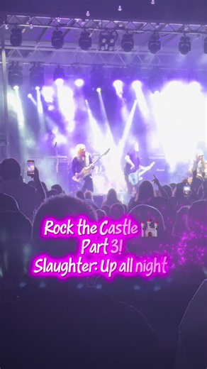Slaughter took us straight back to the hair metal days with “Up All Night” live at Rock the Castle! 🤘🔥 Turn it up! #Slaughter #UpAllNight #RockTheCastle #HairMetal #marybethtravels