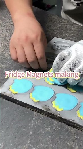 PVC Soft Rubber Fridge Magnet Production – Custom Souvenir Making Machine Demo