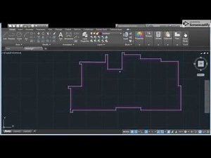How to Offset All Lines In Autocad Floor Plan!