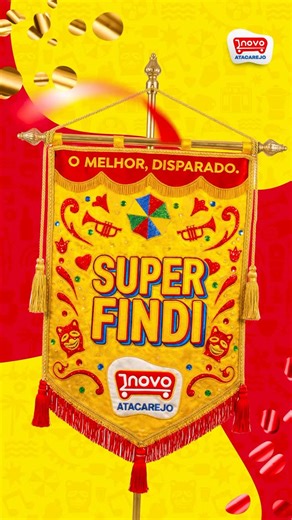 NOVO Atacarejo on Instagram: "De novidade a gente entende, e essa merece ser espalhada em todas as ruas! 📢 Chegou o Super Findi Especial de Carnaval! Uma verdadeira folia de ofertas em diversos setores do Novo Atacarejo. Tudo pra você fazer economia e curtir as prévias bem abastecido. Tá esperando o que? Vem pro Novo! O melhor, disparado. 😉"