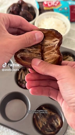 Delicious Mound Date Cups Recipe