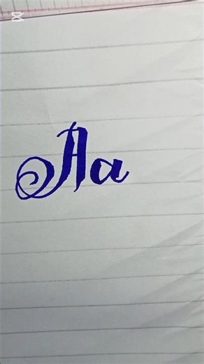 Letter a in Cursive Writing #Short