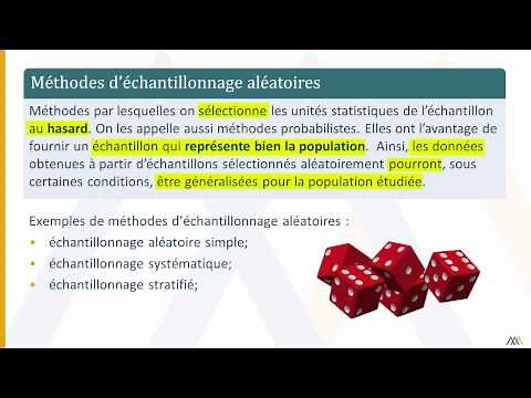 Méthodes d'échantillonnage