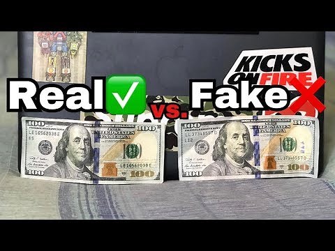 How To Tell if an 100 Bill is Real or Fake/ $100 Bill Real vs Fake (@hey_ozzy on Instagram)