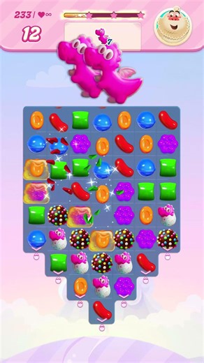 Candy Crush Saga Level 233 No Bossters Gameplay