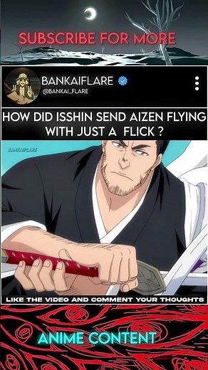 Isshin sent Aizen flying with a flick 💀 | Bleach edit| Bleach fight scenes