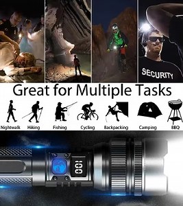 🔥2025 The Ultimate Survival Flashlight is the most powerful and brightest flashlight in the world.🌟 Perfect for camping, fishing, car essentials and survival kits.🎁 | Prosperousm