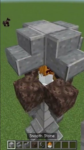 Snow Golem Protection tower in Minecraft #minecraft #minigames #easybuild #noredstone