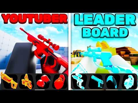 5 Youtuber Loadouts vs 5 Leaderboard Loadouts (Roblox Rivals)