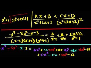 Partial Fractions Full topic