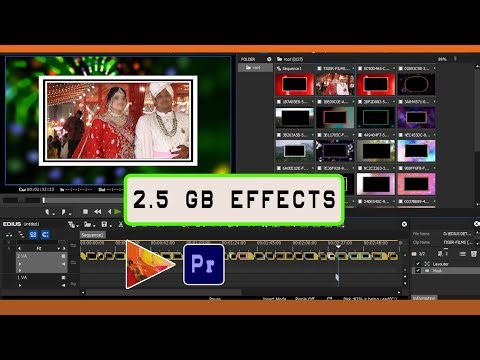 EDIUS + Premiere Pro Wedding Editing Made Easy Ready Frame Effects Free Download 2026