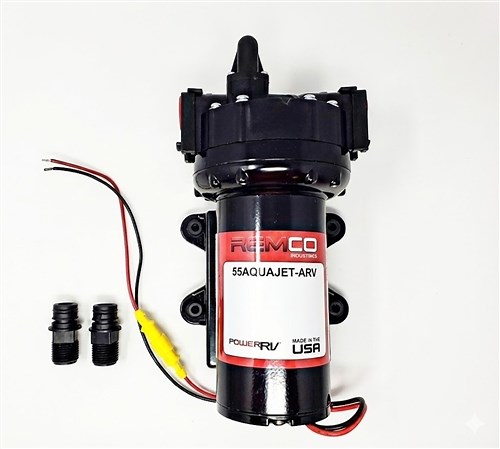 Aquajet RV Water Pump - 5.3 GPM | Quiet, Variable-Speed 12V Water Pump