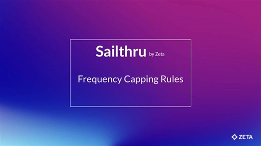 Frequency Capping Rules