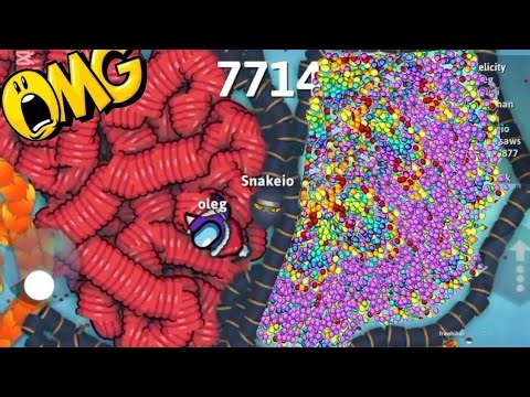 Impossible Trap in Snake.io 😱 | Best Ninja Trick OMG 🐍🔥