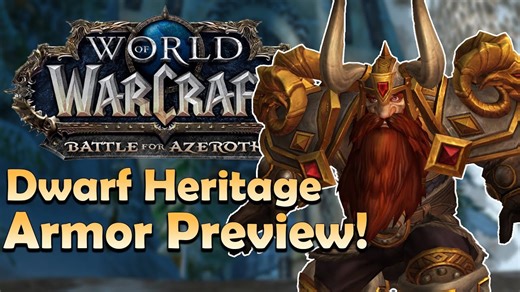 Dwarf heritage armor preview [in game] | Battle for Azeroth