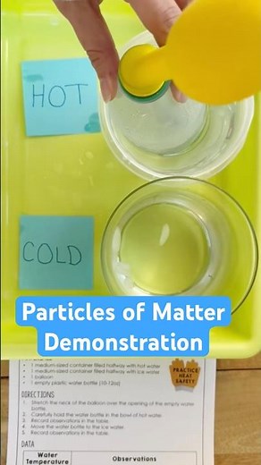 Introduce the hot air balloon phenomenon with this demo for 5th grade science.