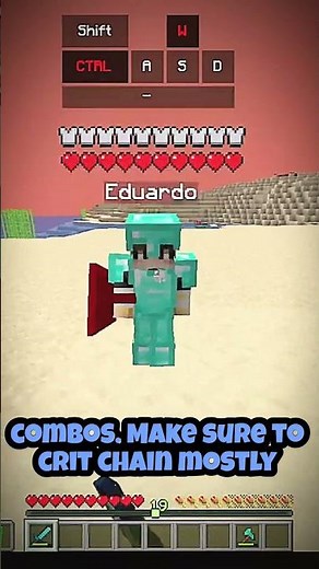 Using Shield During Combos | Axe & Shield PvP 1.9+