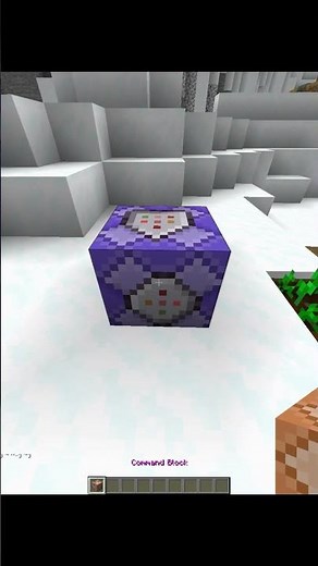Minecraft Command Ice Bow Tutorial Moment🧊